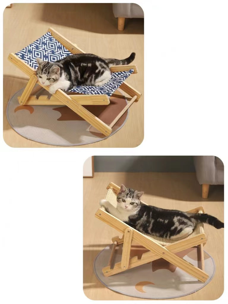 Cat Furniture Pet Chair Cat Sofa Cat Scratcher Cardboard Cat Scratch Lounge & Cat Scratching Pad with Durable Corrugated Bed for Cats Cat Toy Cat sofa