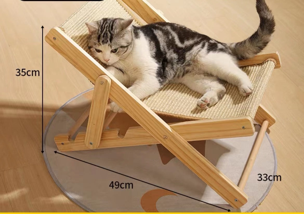 Cat Furniture Pet Chair Cat Sofa Cat Scratcher Cardboard Cat Scratch Lounge & Cat Scratching Pad with Durable Corrugated Bed for Cats Cat Toy Cat sofa