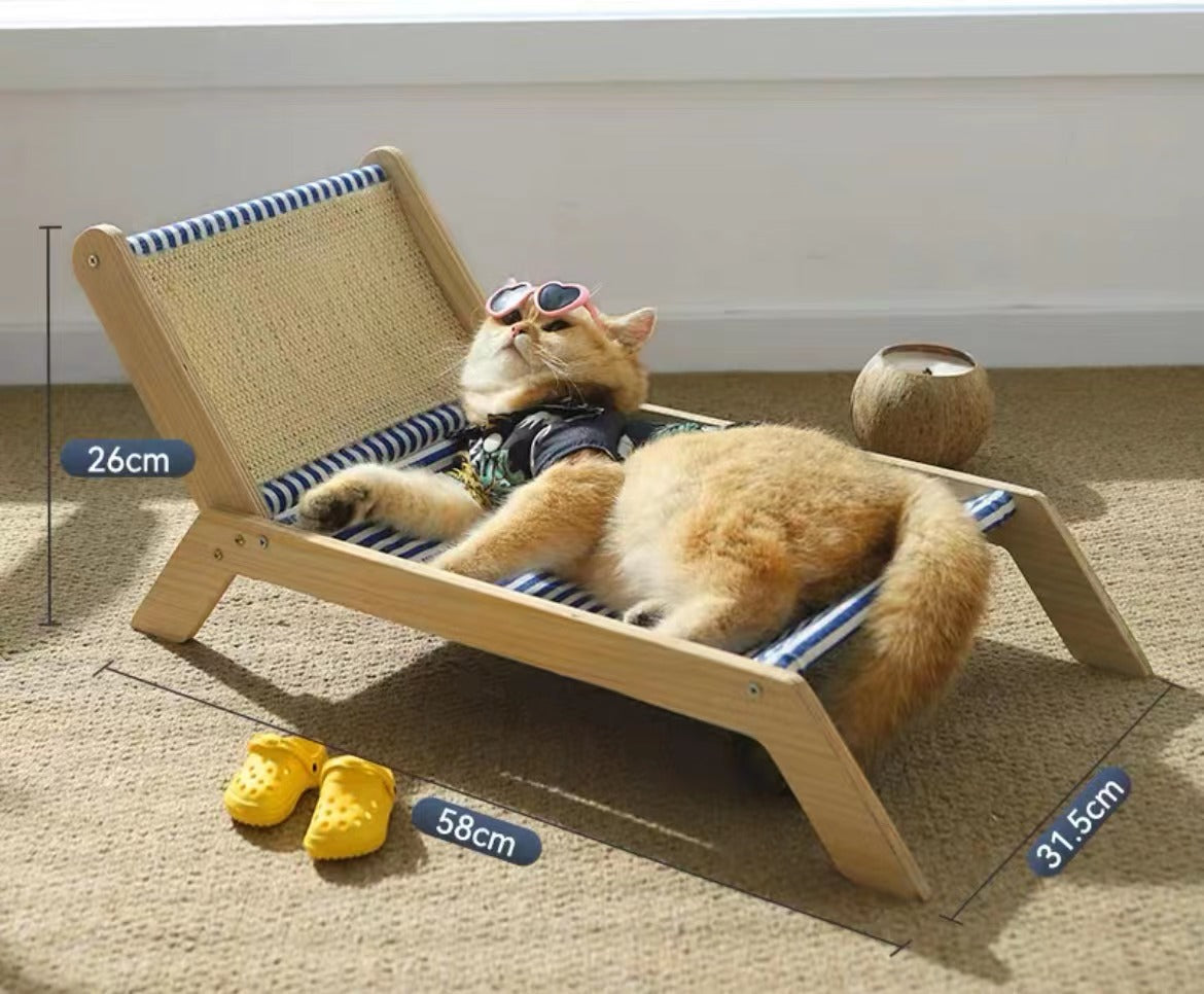 Cat Furniture Pet Chair Cat Sofa Cat Scratcher Cardboard Cat Scratch Lounge & Cat Scratching Pad with Durable Corrugated Bed for Cats Cat Toy Cat sofa