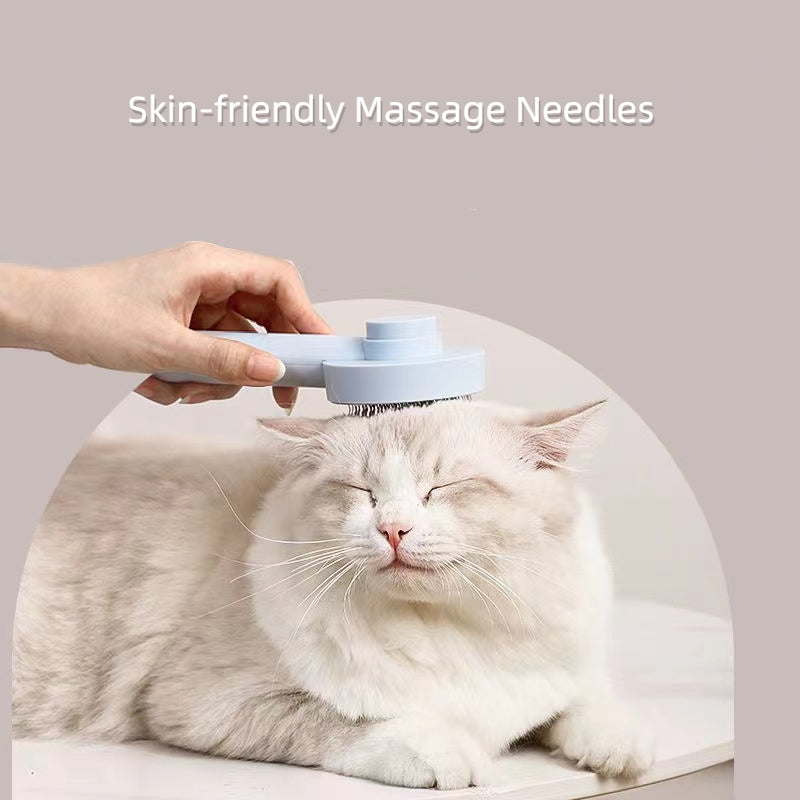 Cat hair brush, Cat Brushes for Indoor Cats, Cat Brush for Long or Short Haired Cats