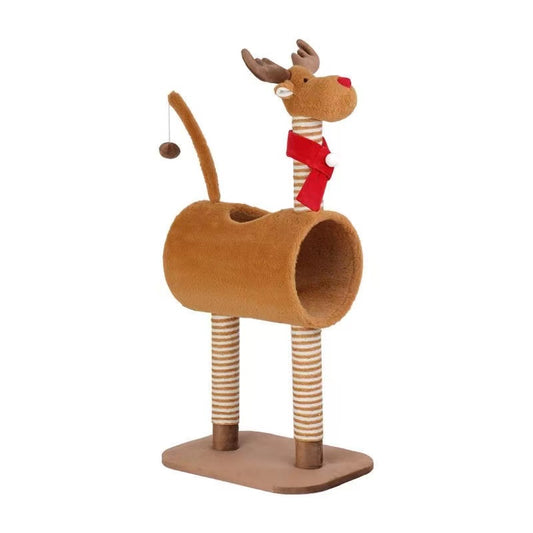 Christmas theme cat climbing frame