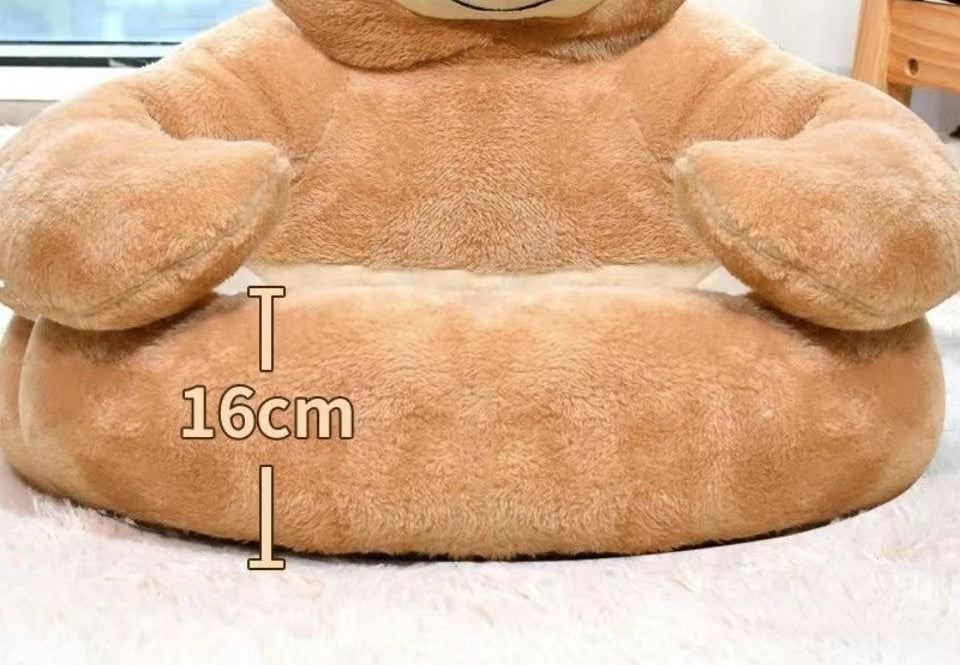 Soft Pet Bed Winter Warm Cute Bear Hug Cat Sleeping Mat Plush Cushion Sofa