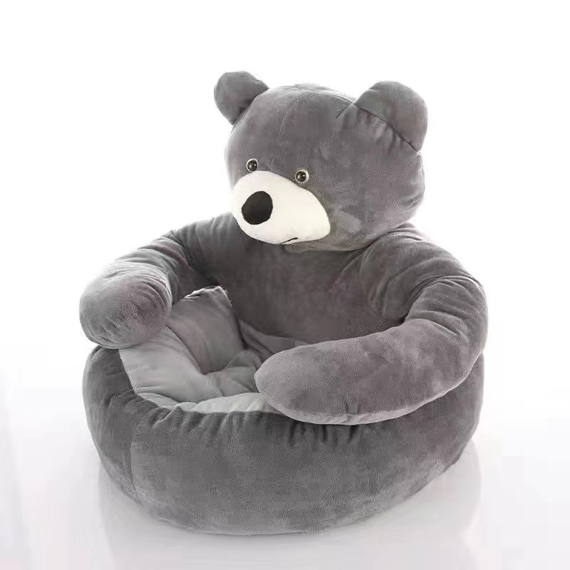 Soft Pet Bed Winter Warm Cute Bear Hug Cat Sleeping Mat Plush Cushion Sofa